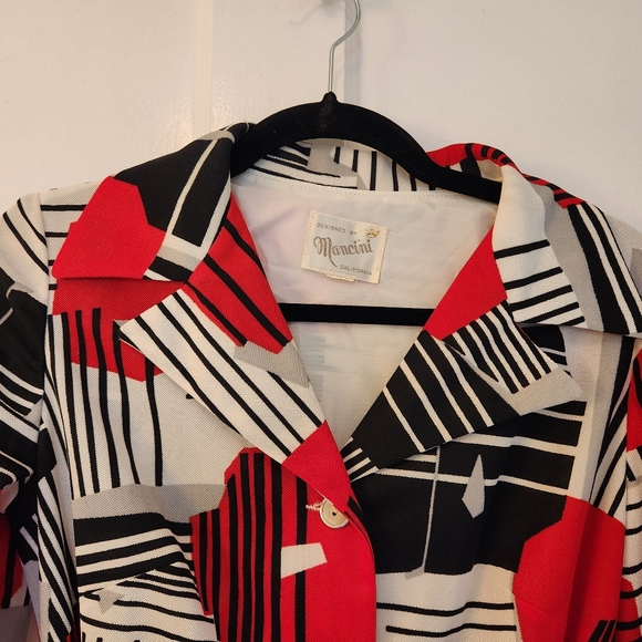 🔺️60s Geometric Dress🔺️ - Picture 4 of 5